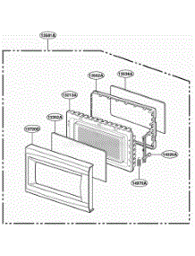 Door Parts parts for Lg Wall Oven MA1152W from AppliancePartsPros.com