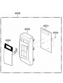 Control Panel Parts parts for Lg Wall Oven MA1220B from AppliancePartsPros.com