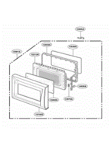 Door Parts parts for Lg Range MA1220B01 from AppliancePartsPros.com