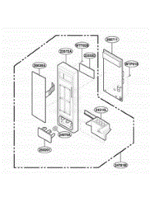 Control Panel Assembly Parts parts for Lg Range MA1302B from AppliancePartsPros.com