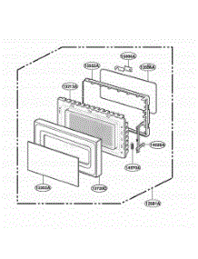 Door Parts parts for Lg Range MA1302B from AppliancePartsPros.com