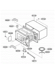 Oven Cavity Parts parts for Lg Range MA1302B from AppliancePartsPros.com