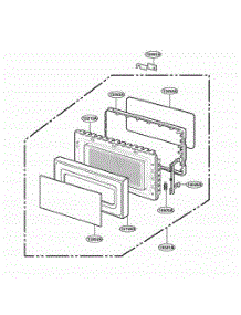 Door Parts parts for Lg Range MA1305B from AppliancePartsPros.com