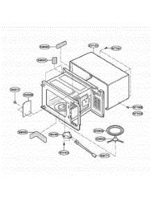 Oven Cavity Parts parts for Lg Range MA1305B from AppliancePartsPros.com