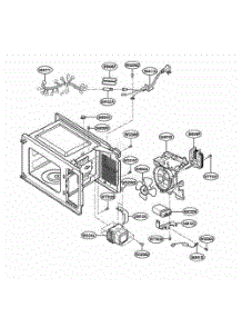 Interior Parts parts for Lg Wall Oven MA1720W from AppliancePartsPros.com