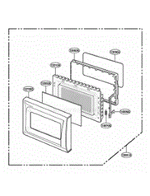 Door Parts parts for Lg Range MA2003B from AppliancePartsPros.com