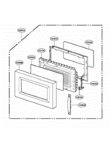 Door Parts parts for Lg Range MA2130W from AppliancePartsPros.com