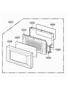 Door Parts parts for Lg Range MA6400W2 from AppliancePartsPros.com