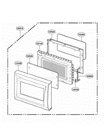 Door Parts parts for Lg Range MA6501W01 from AppliancePartsPros.com