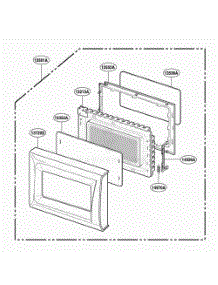 Door Parts parts for Lg Wall Oven MA6511W from AppliancePartsPros.com