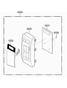 Control Panel Parts parts for Lg Range MA695W01 from AppliancePartsPros.com
