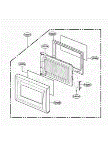 Door Parts parts for Lg Range MA695W01 from AppliancePartsPros.com