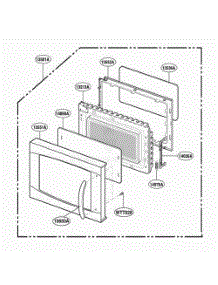 Door Parts parts for Lg Wall Oven MA7005ST from AppliancePartsPros.com