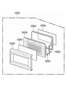 Door Parts parts for Lg Range MA745W from AppliancePartsPros.com