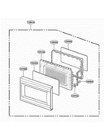 Door Parts parts for Lg Range MA748B01 from AppliancePartsPros.com