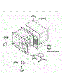 Oven Cavity Parts parts for Lg Range MA748B01 from AppliancePartsPros.com