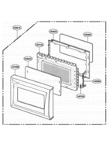 Door Parts parts for Lg Range MA7511B from AppliancePartsPros.com