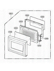 Door Parts parts for Lg Wall Oven MA7511W from AppliancePartsPros.com