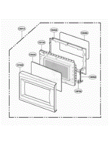 Door Parts parts for Lg Range MA7542B from AppliancePartsPros.com