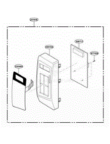 Control Panel Parts parts for Lg Microwave MA795B from AppliancePartsPros.com