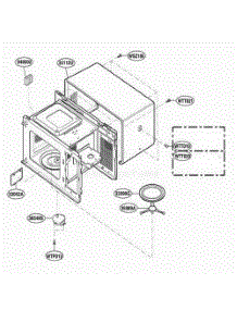 Oven Cavity Parts parts for Lg Microwave MA795B from AppliancePartsPros.com