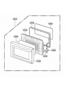 Door Parts parts for Lg Wall Oven MA825B from AppliancePartsPros.com