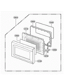 Door Parts parts for Lg Wall Oven MA825W from AppliancePartsPros.com
