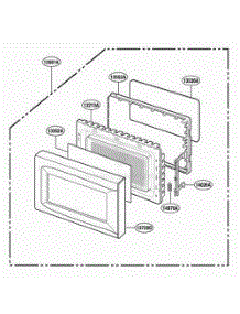 Door Parts parts for Lg Range MA825W01 from AppliancePartsPros.com