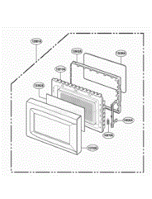 Door Parts parts for Lg Range MA840B01 from AppliancePartsPros.com