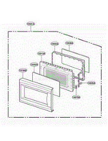 Door Parts parts for Lg Range MAB745B01 from AppliancePartsPros.com