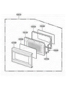 Door Parts parts for Lg Wall Oven MAB745W01 from AppliancePartsPros.com