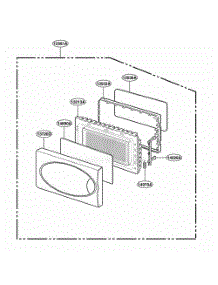 Door Parts parts for Lg Wall Oven MAB845SV from AppliancePartsPros.com