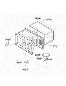 Oven Cavity Parts parts for Lg Range MAK7553W from AppliancePartsPros.com