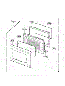Door Parts parts for Lg Range MAK7553W01 from AppliancePartsPros.com