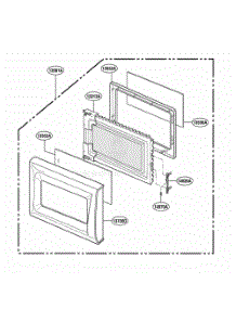 Door Parts parts for Lg Range MAL783B from AppliancePartsPros.com