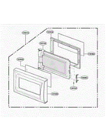 Door Parts parts for Lg Range MAL783B01 from AppliancePartsPros.com