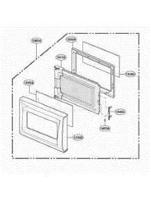Door Parts parts for Lg Range MAL783W01 from AppliancePartsPros.com