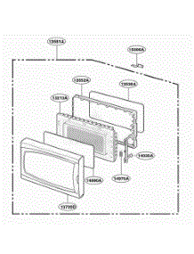 Door Parts parts for Lg Range MAR1140W from AppliancePartsPros.com