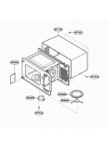 Oven Cavity Parts parts for Lg Range MAR1140W from AppliancePartsPros.com