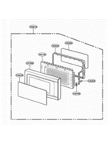 Door Parts parts for Lg Range MB3917H from AppliancePartsPros.com