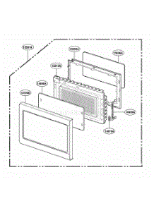 Door Parts parts for Lg Range MB3949G from AppliancePartsPros.com