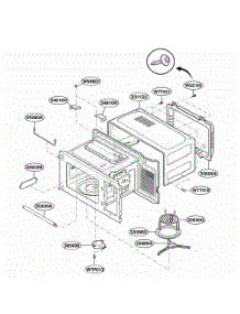 Oven Cavity Parts parts for Lg Range MB3949G from AppliancePartsPros.com