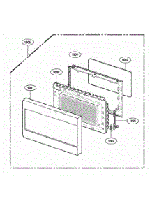 Door Parts parts for Lg Wall Oven MBBB from AppliancePartsPros.com