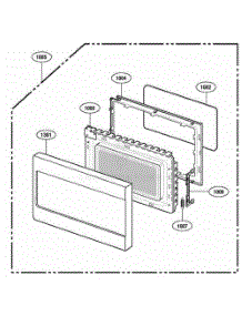 Door Parts parts for Lg Wall Oven MBBS from AppliancePartsPros.com