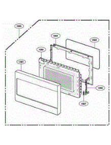 Door Parts parts for Lg Wall Oven MBBW from AppliancePartsPros.com