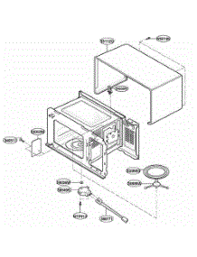 Oven Cavity Parts parts for Lg Wall Oven MC1004 from AppliancePartsPros.com