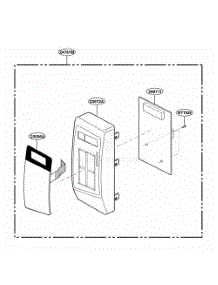 Control Panel Parts parts for Lg Wall Oven MC696W from AppliancePartsPros.com