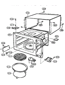 Oven Cavity parts for Lg Microwave MH-1353M from AppliancePartsPros.com