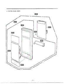 Complete Microwave Assembly Page 2 parts for Lg Microwave MH-1355M from AppliancePartsPros.com