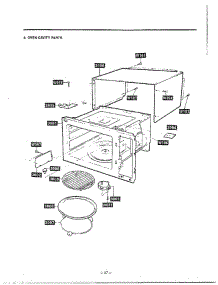 Complete Microwave Assembly Page 3 parts for Lg Microwave MH-1355M from AppliancePartsPros.com